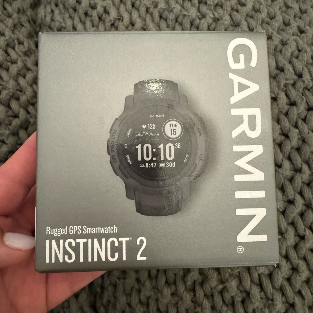 Garmin Black Instinct 2 Smartwatch Rugged Design